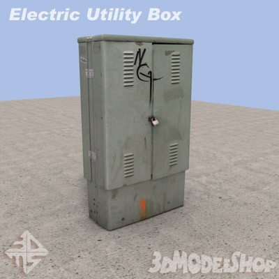 Electric Utility Box 3D 01 Main Image