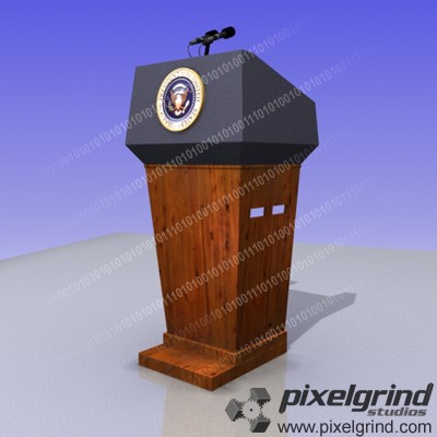 Presidential Podium 3D Main Image