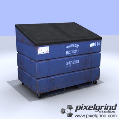 Garbage Dumpster 3D 01 Main Image