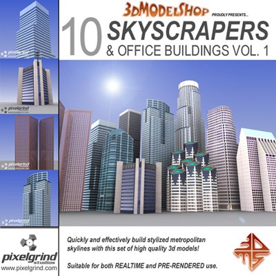 3D Skyscrapers Collection, Vol.1 Main Image