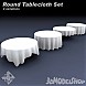 Round Tablecloth Set 3D