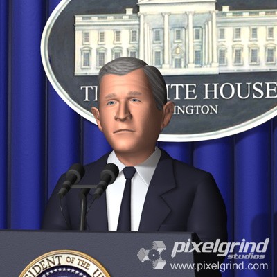George W. Bush - 3D Character Bundle Main Image