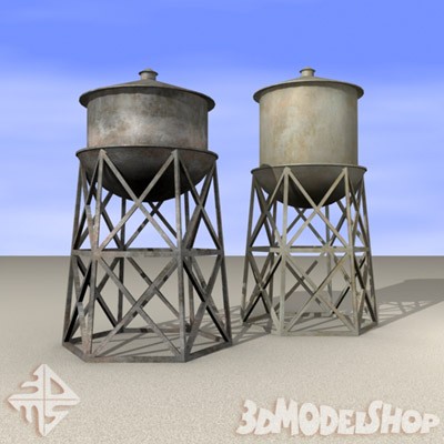 Water Towers - Set 01 Main Image
