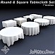 Table Cloth Set - Round & Square
