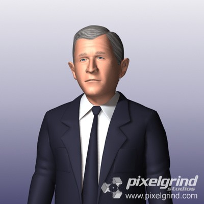 George W. Bush - 3D Character Main Image