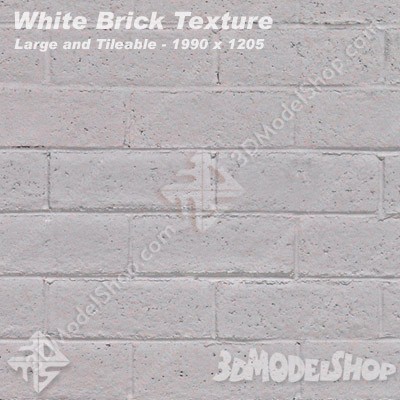 White Brick Texture 01 Main Image