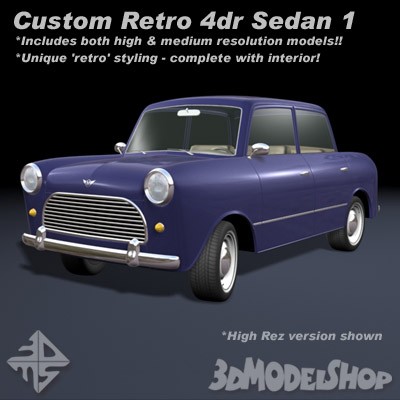 Retro 4dr Sedan 1 Main Image